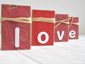 Repurposed Blocks Valentine's Day Decor Repurposed Blocks Valentine's Day Decor