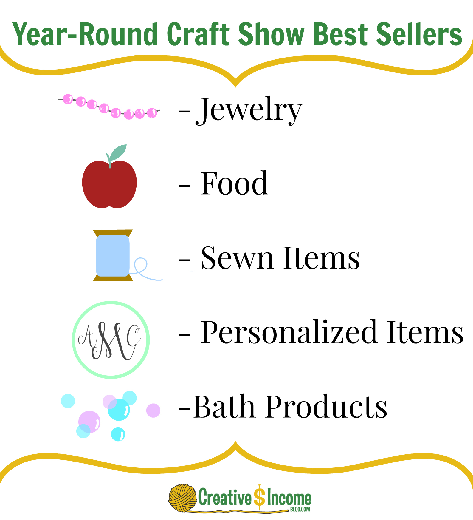 Year Round Craft Show Best Sellers Creative Income